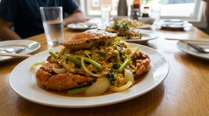 Crab Curry Powder Stir-fry