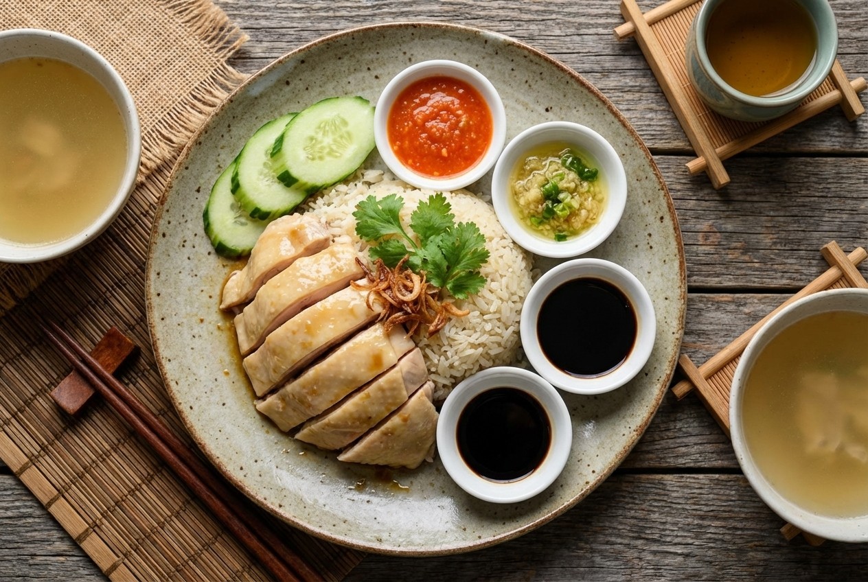 Hainanese Chicken Rice