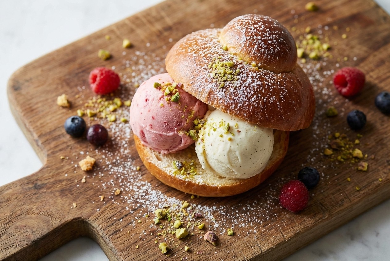 Ice Cream Bread Sandwich