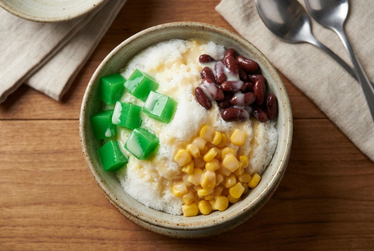 Ice Kachang (Coconut Milk Ice)