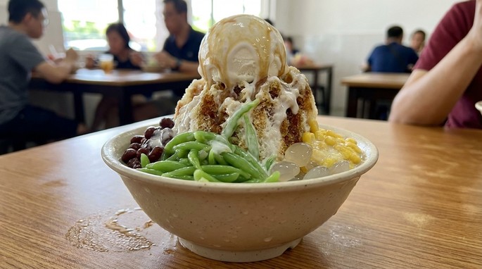 Ice Kachang (Coconut Milk Ice)