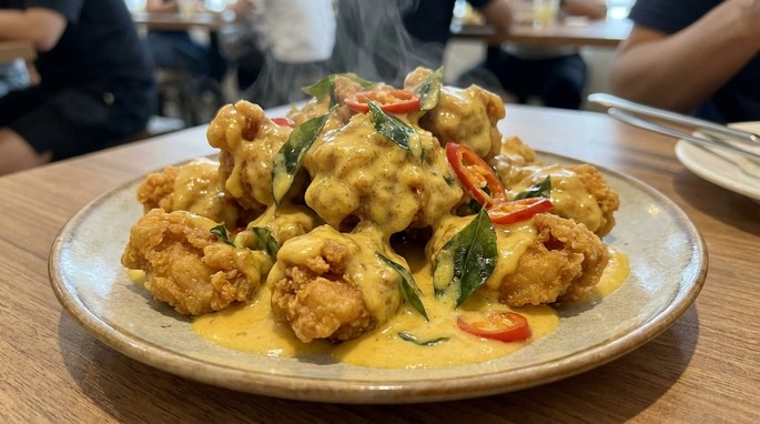 Salted Egg Yolk Chicken