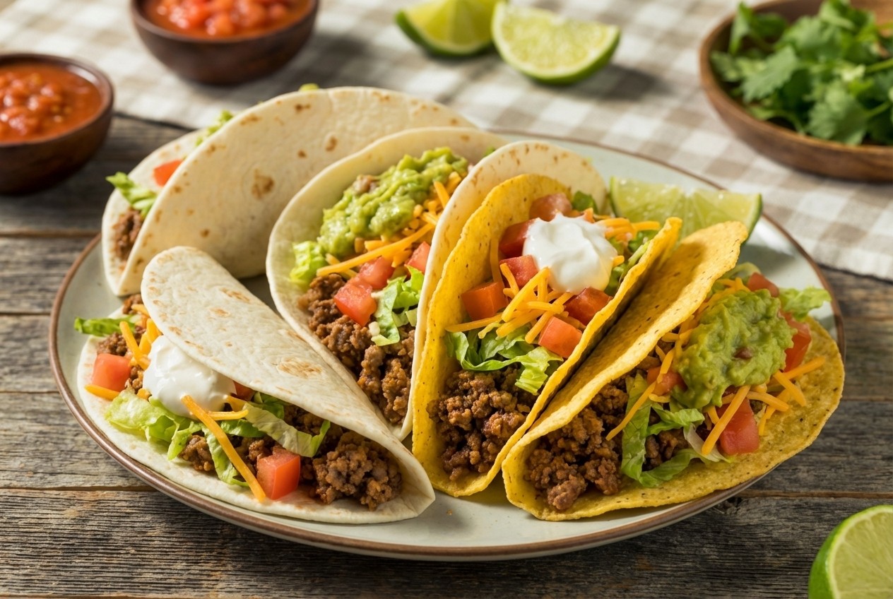 Tacos (Tex-Mex style)
