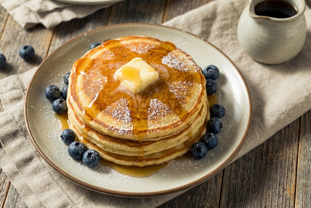 Pancakes with Syrup