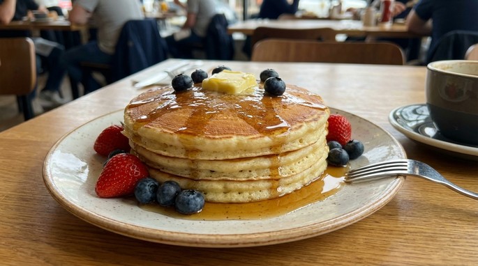Pancakes with Syrup