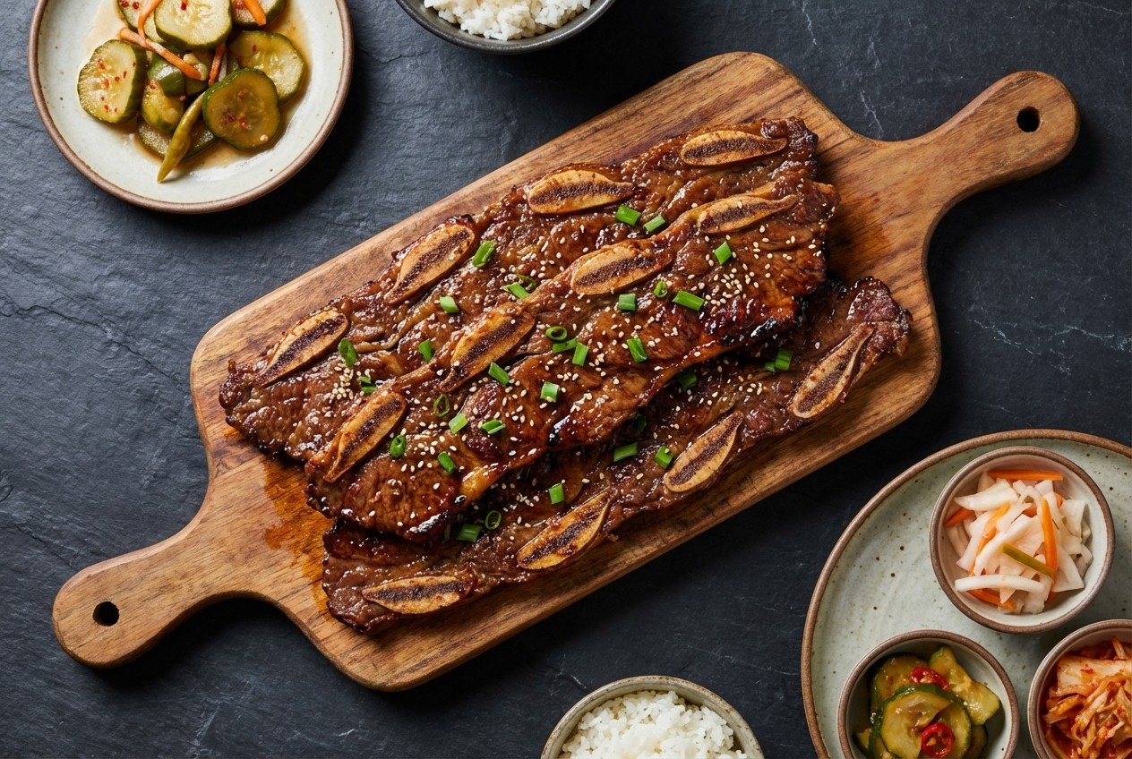 Galbi (Marinated Korean BBQ Ribs)