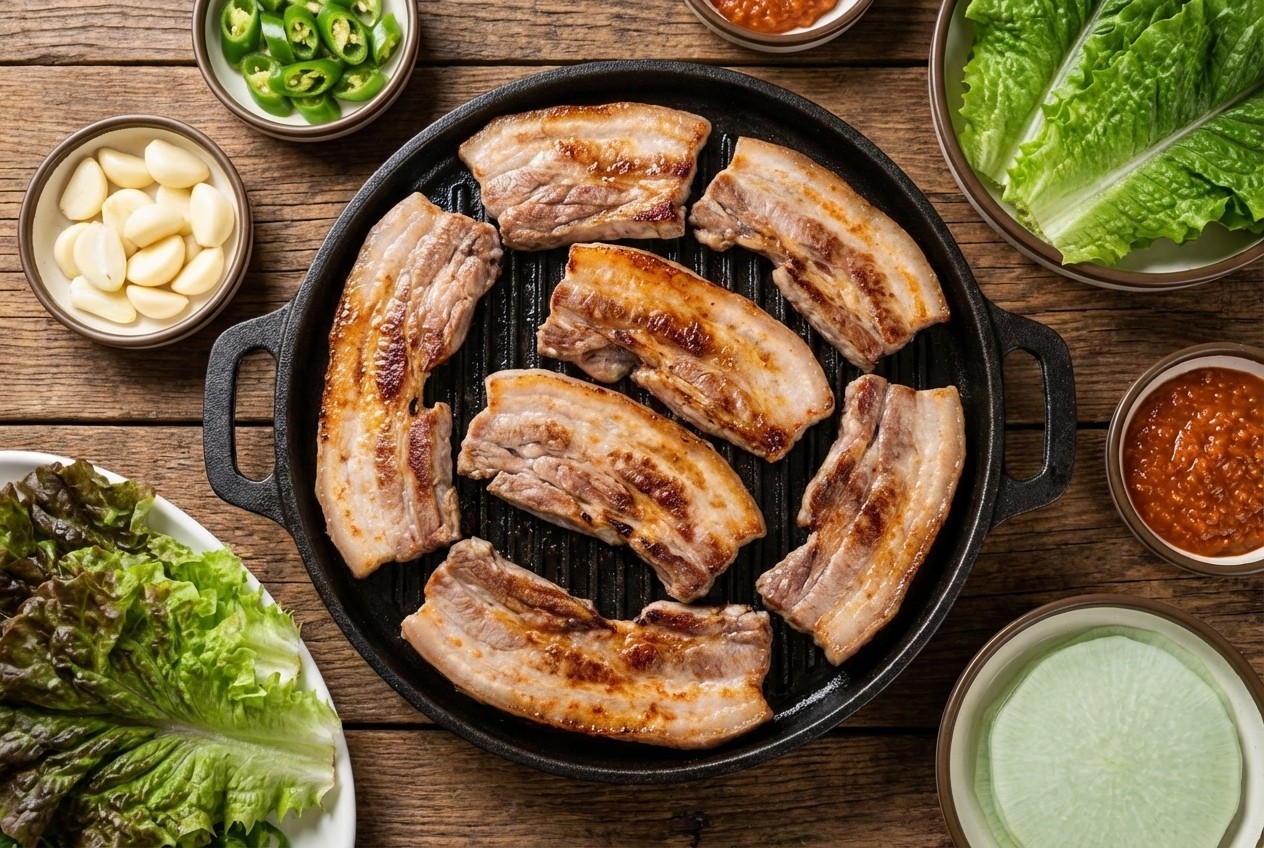 삼겹살 구이