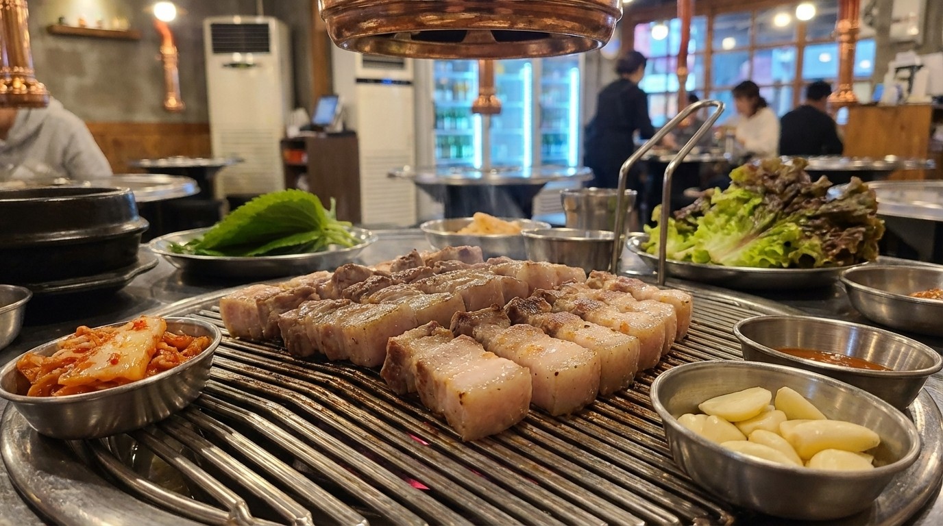 Samgyeopsal (Grilled Pork Belly)