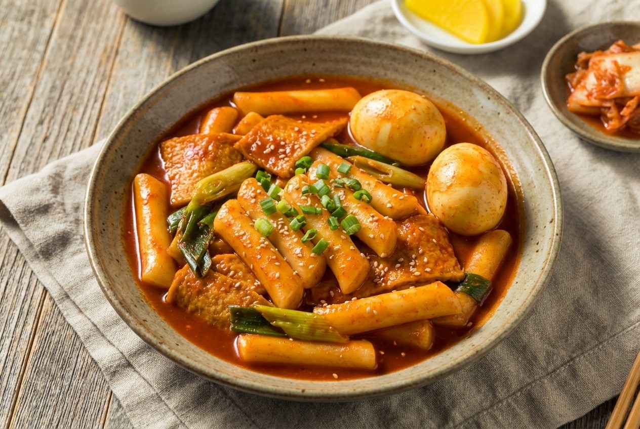 Tteokbokki (Spicy Rice Cakes)
