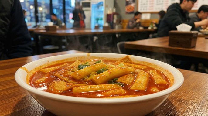 Tteokbokki (Spicy Rice Cakes)