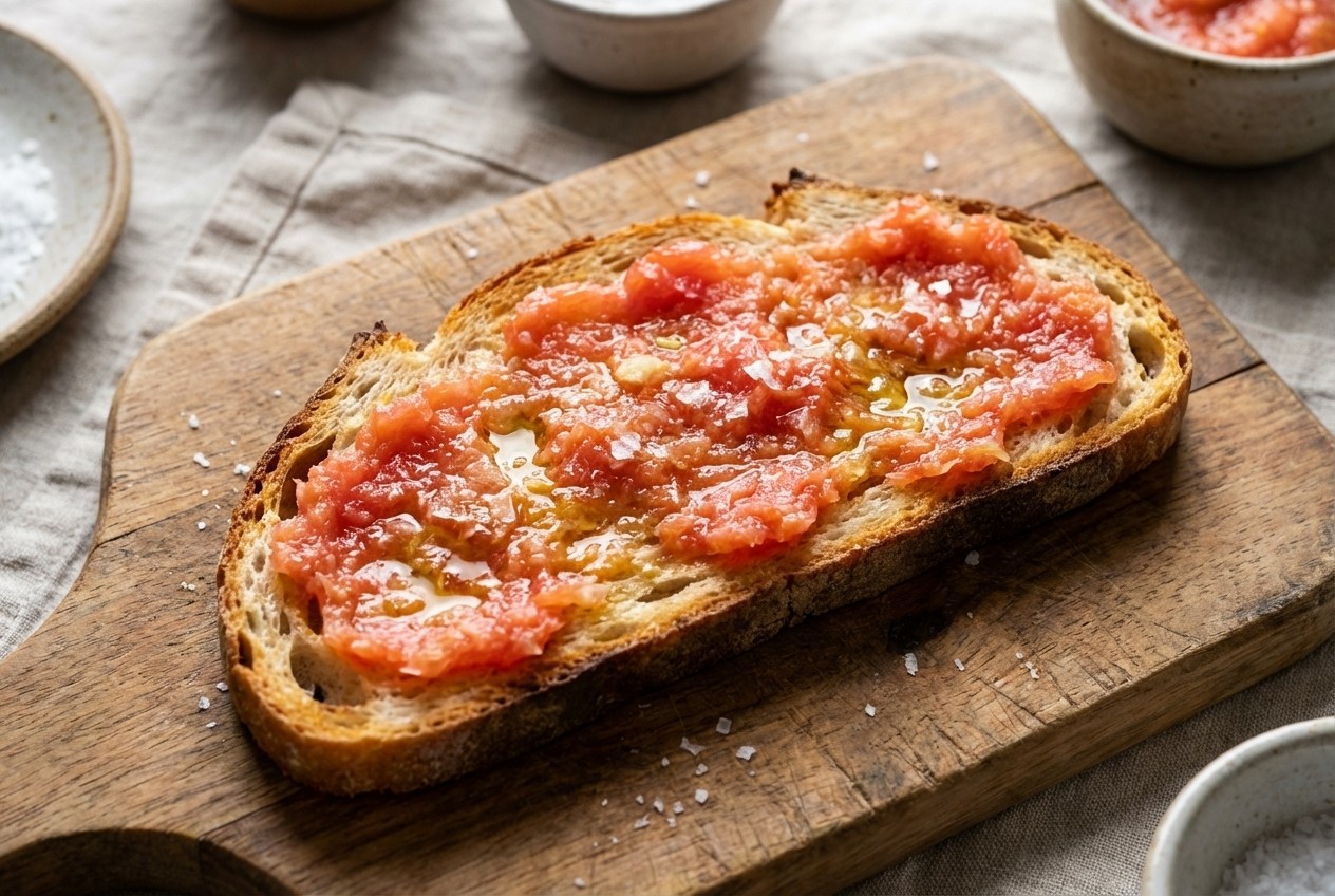 Pan con Tomate