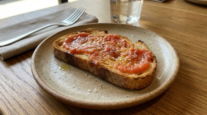 Pan con Tomate
