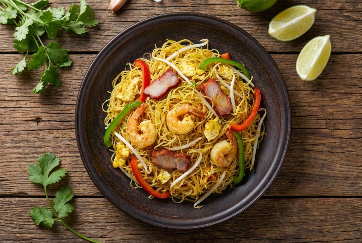 Singapore Fried Vermicelli