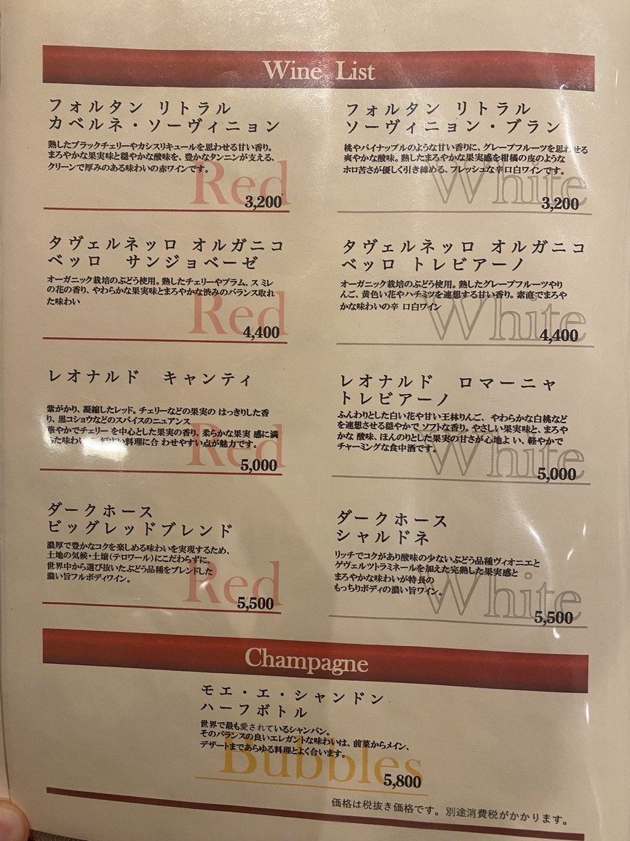 churrasco restaurant ALEGRIA shinjuku menu 3