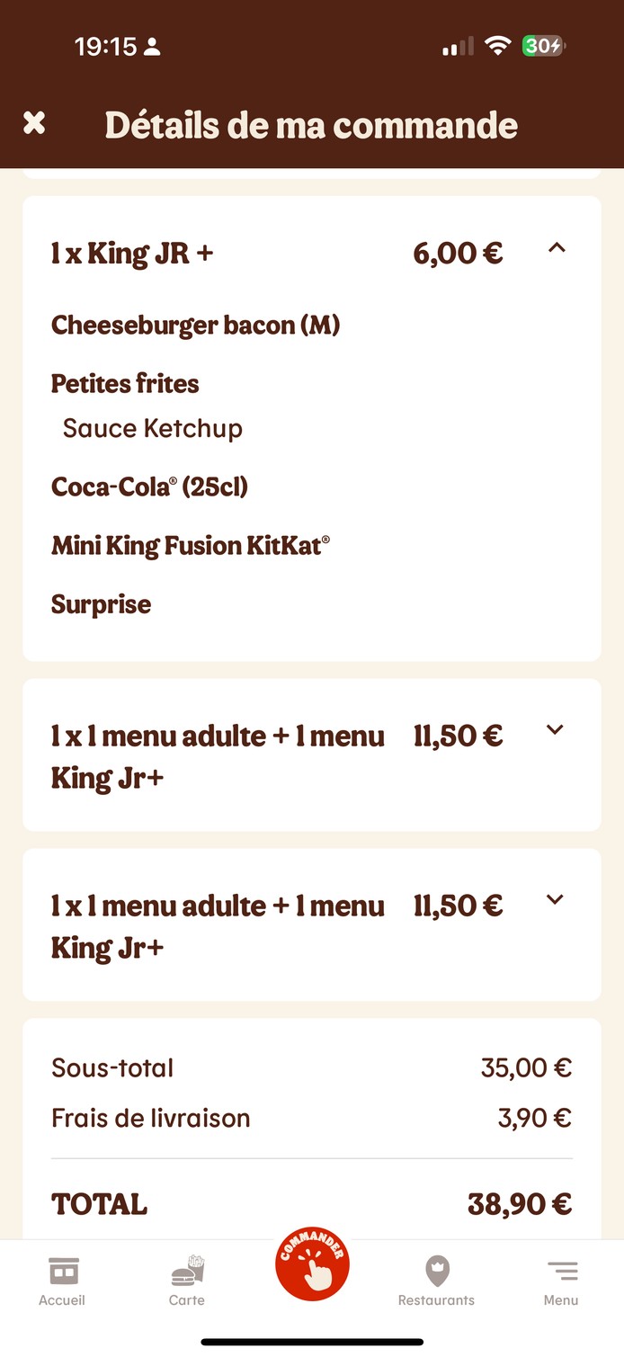 버거킹 menu 4