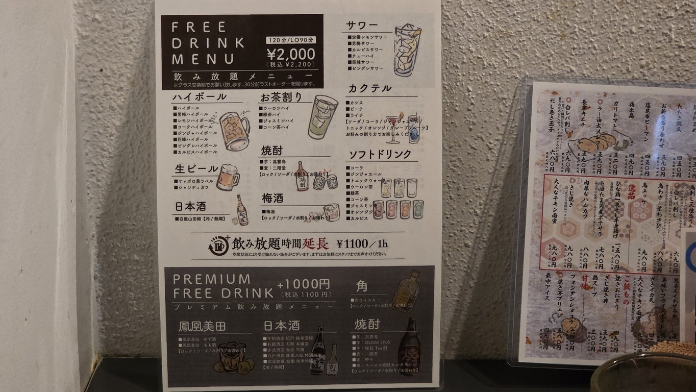 Tori Ichidai menu 4