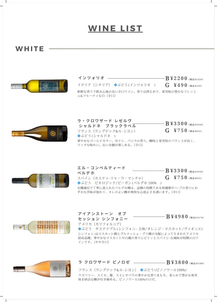 Italianbar ATTACHMENT Shinjuku West Exit Branch menu 6