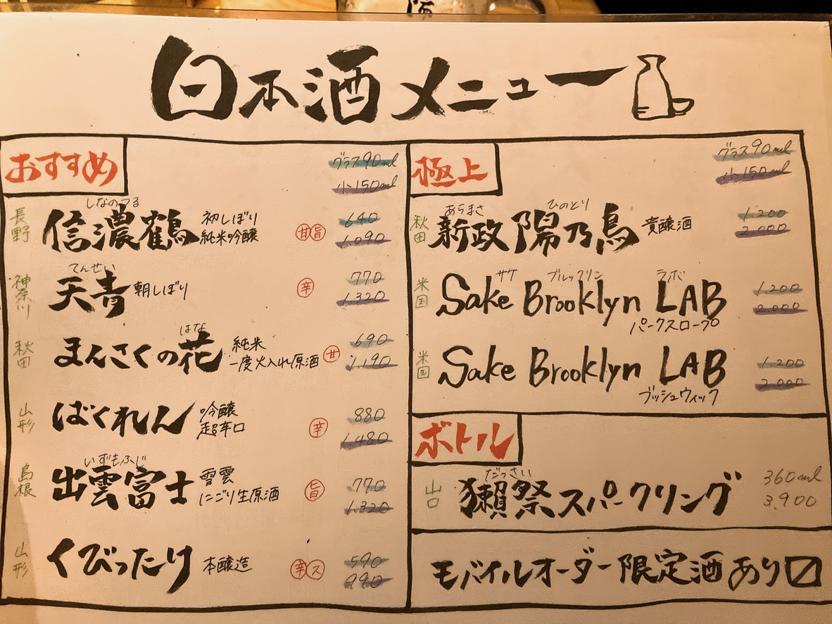 Hinotori menu 5