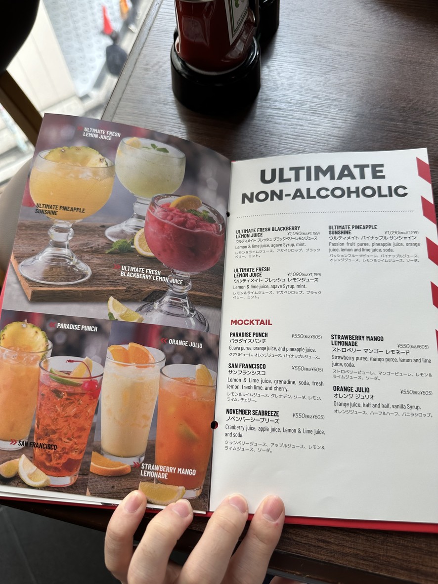 TGI FRIDAYS Shibuya-Jinnan menu 7