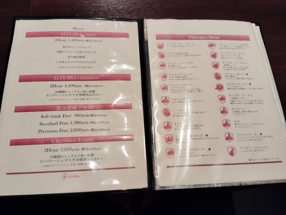 churrasco restaurant ALEGRIA GINZA