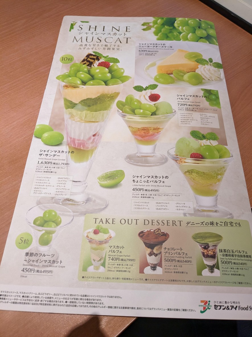 Denny's Takadanobaba menu 8