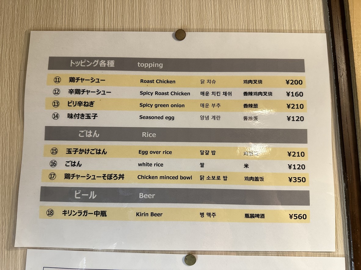 Burari menu 2