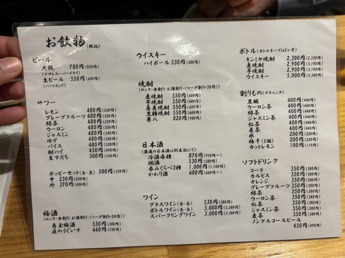 츠나기야 (가게 이름) menu 3