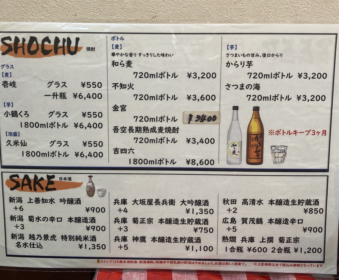 Dai-kichi menu 4