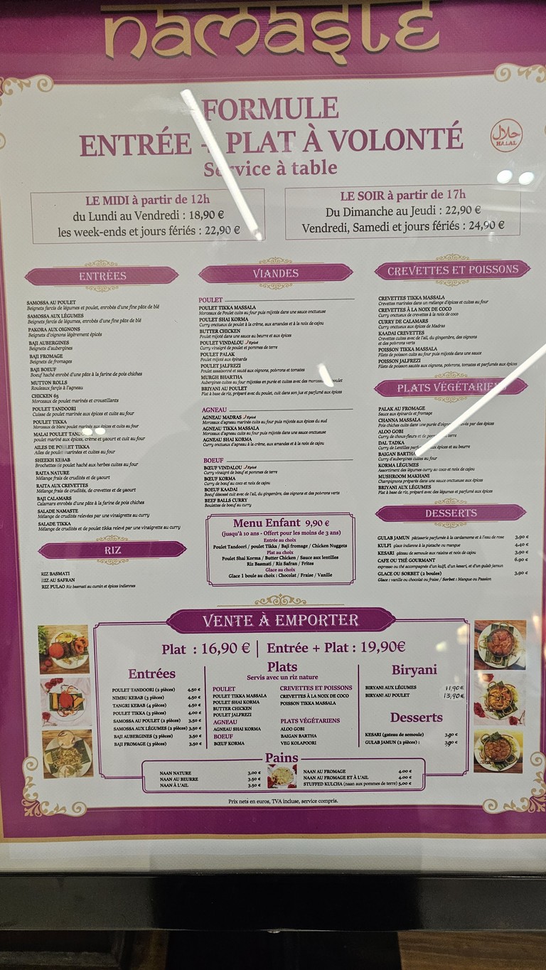 Restaurante Indio Namaste "Menú Ilimitado - Servicio en Mesa" menu 7