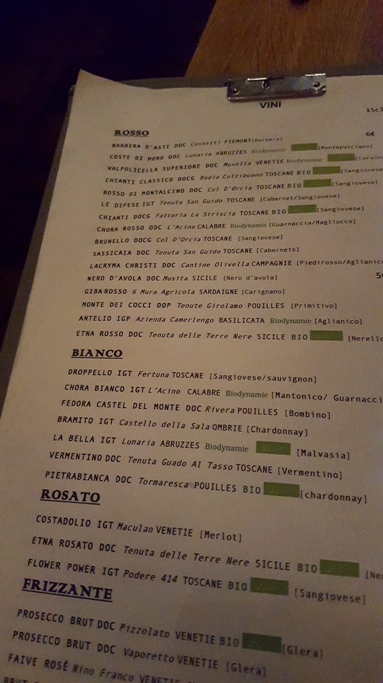 Restaurante Don Giovanni - Sceaux menu 5