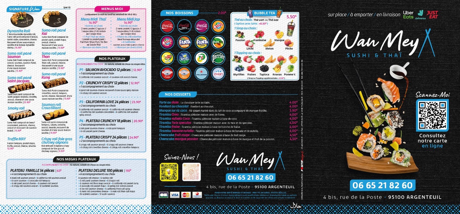 Wan Mey menu 1