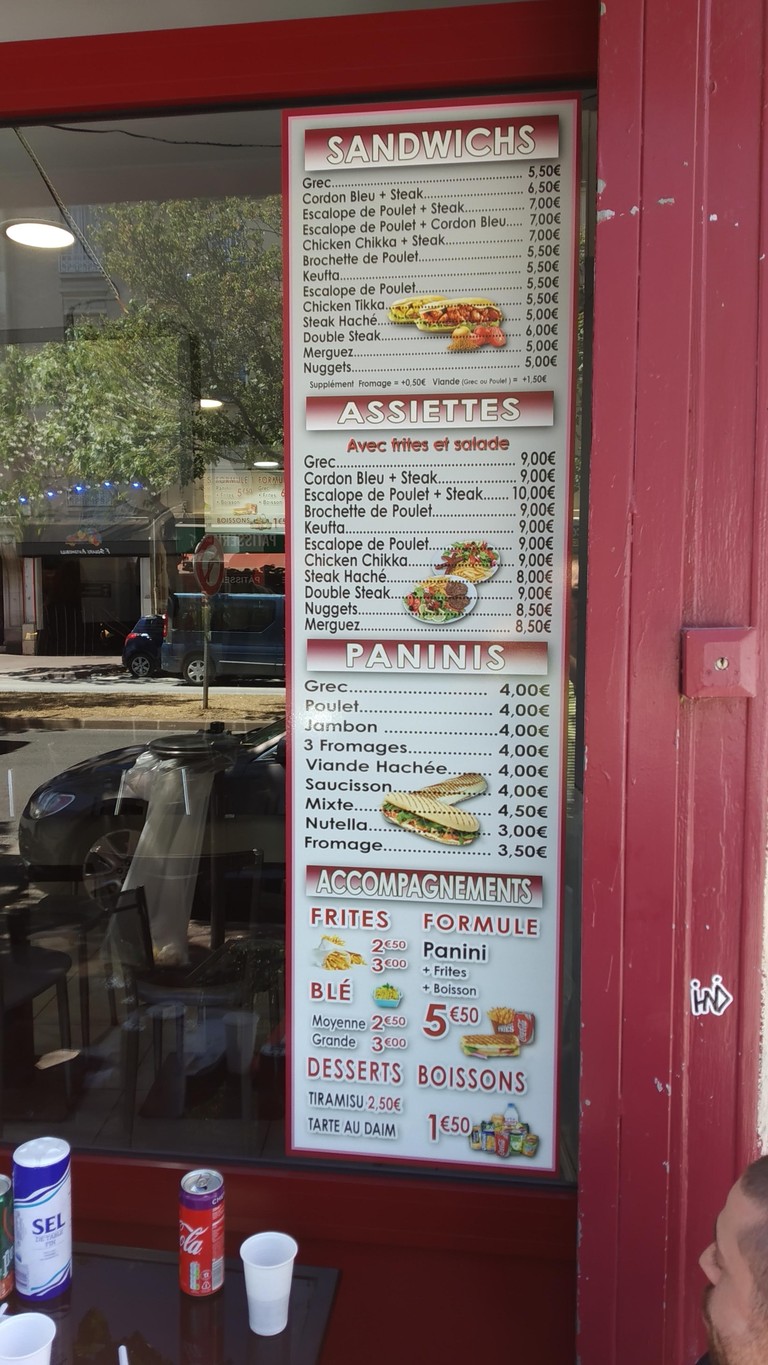 Tava三明治店 menu 1