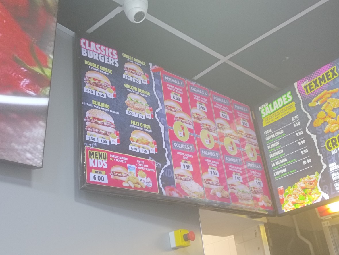 Blankok Burger menu 1