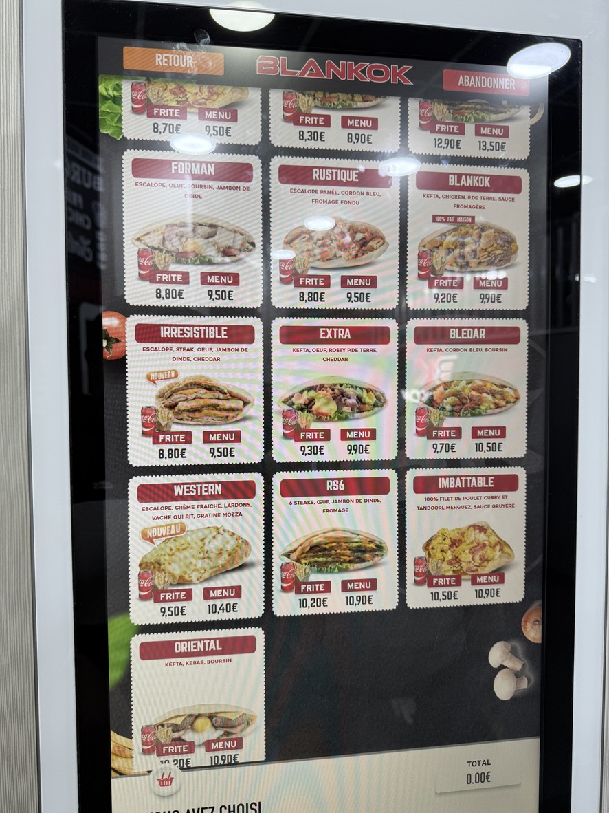 Blankok Burger menu 4