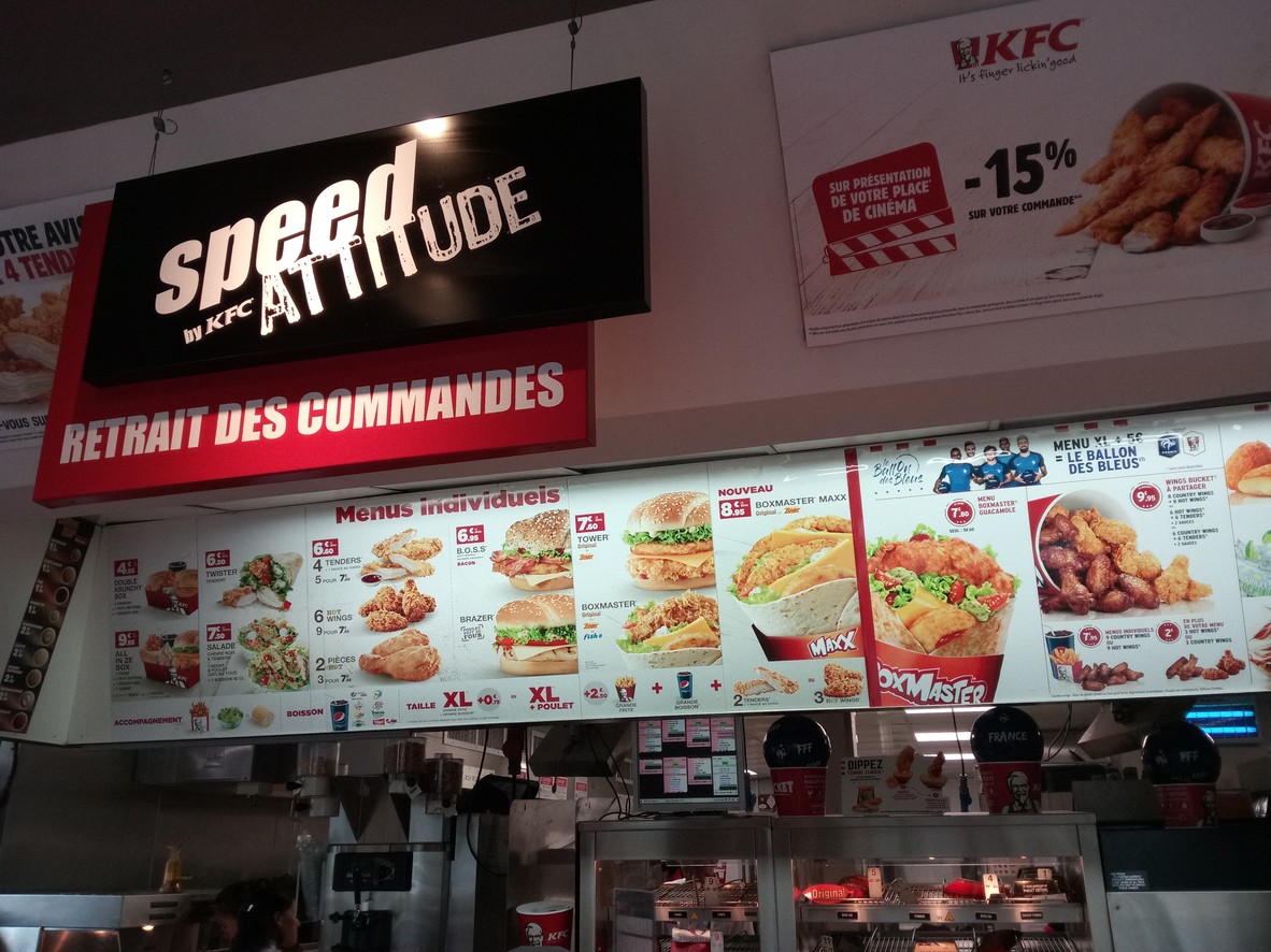 KFC menu 1