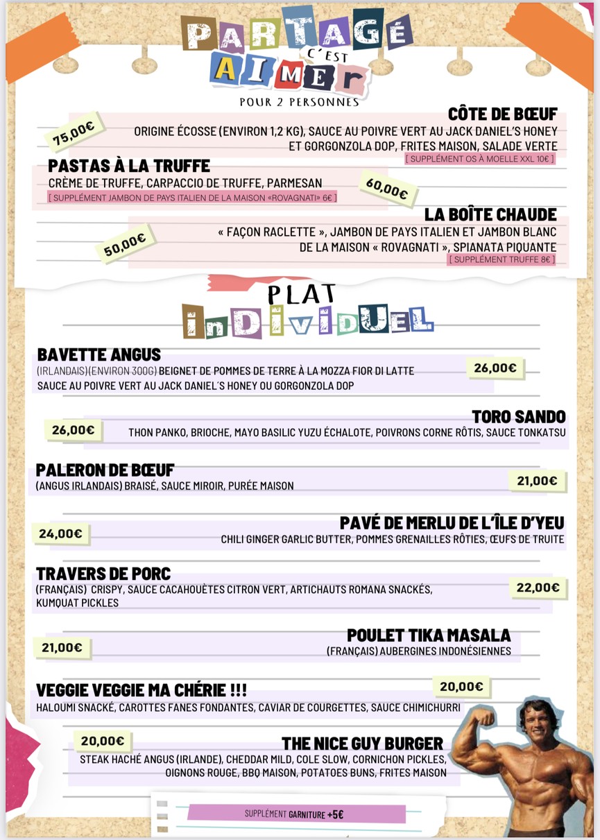 Lolita Ermont menu 1
