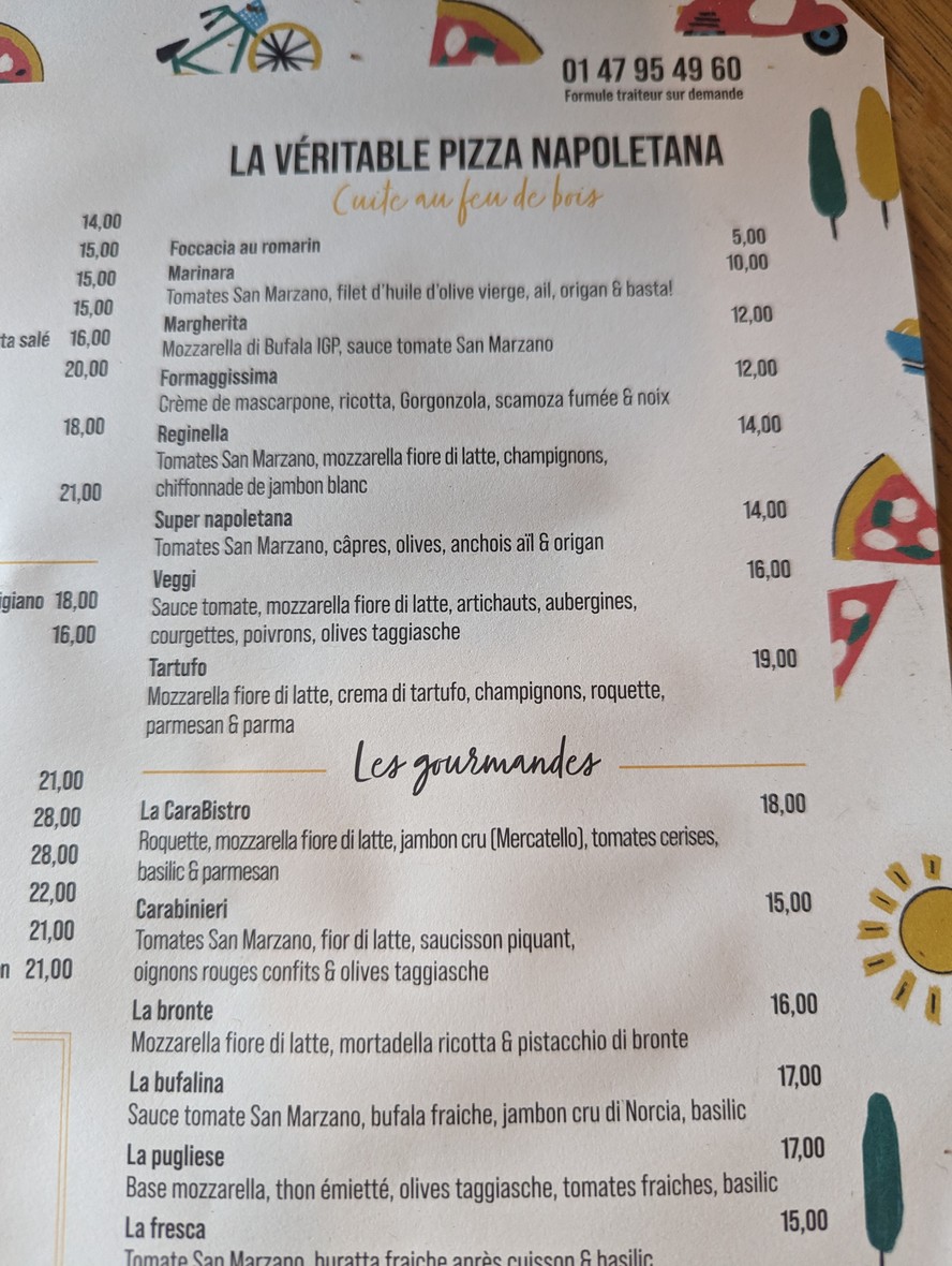 Il CaraBistro menu 3