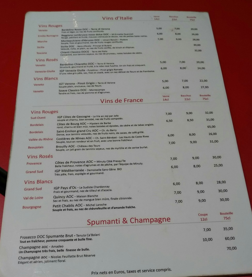 La Casa Del Oscar menu 2