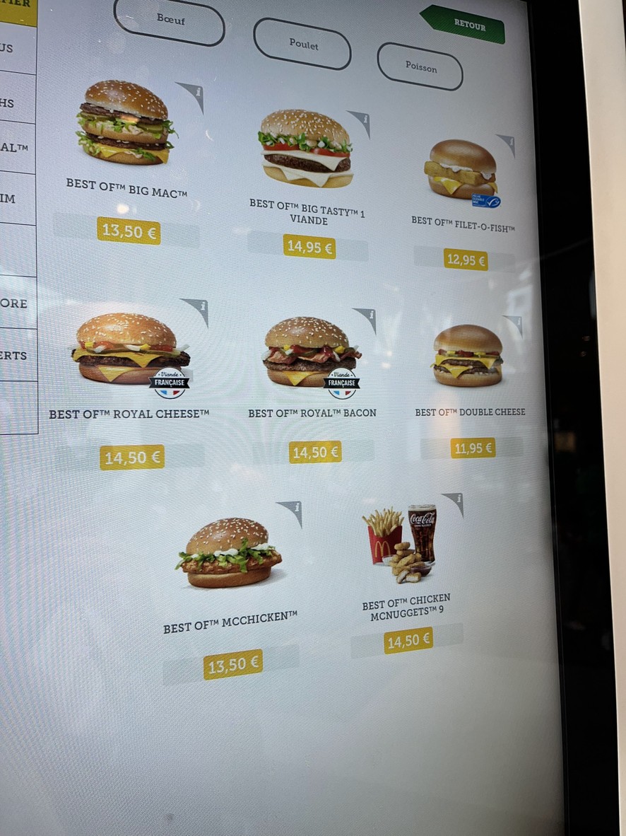 ماكدونالدز menu 2