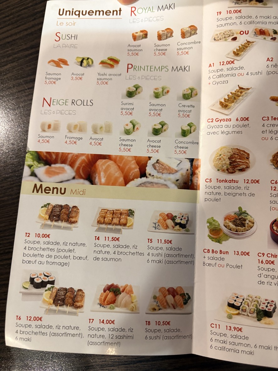 Hinata menu 1