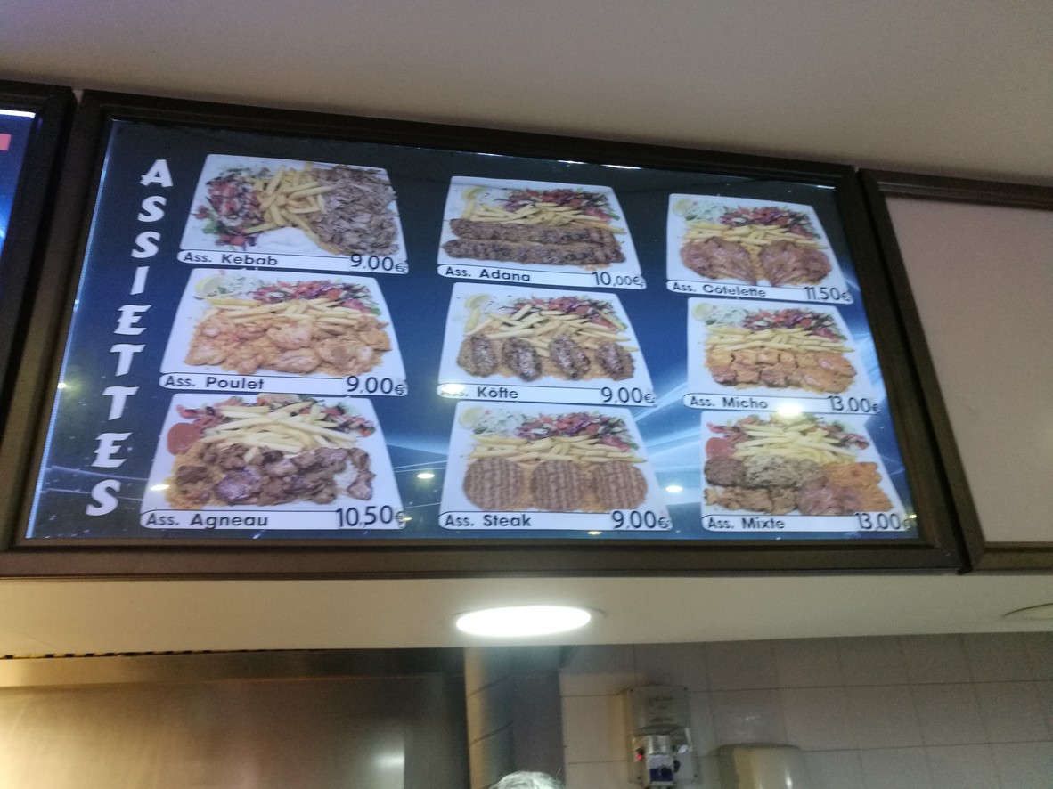 Restaurante Estambul menu 1