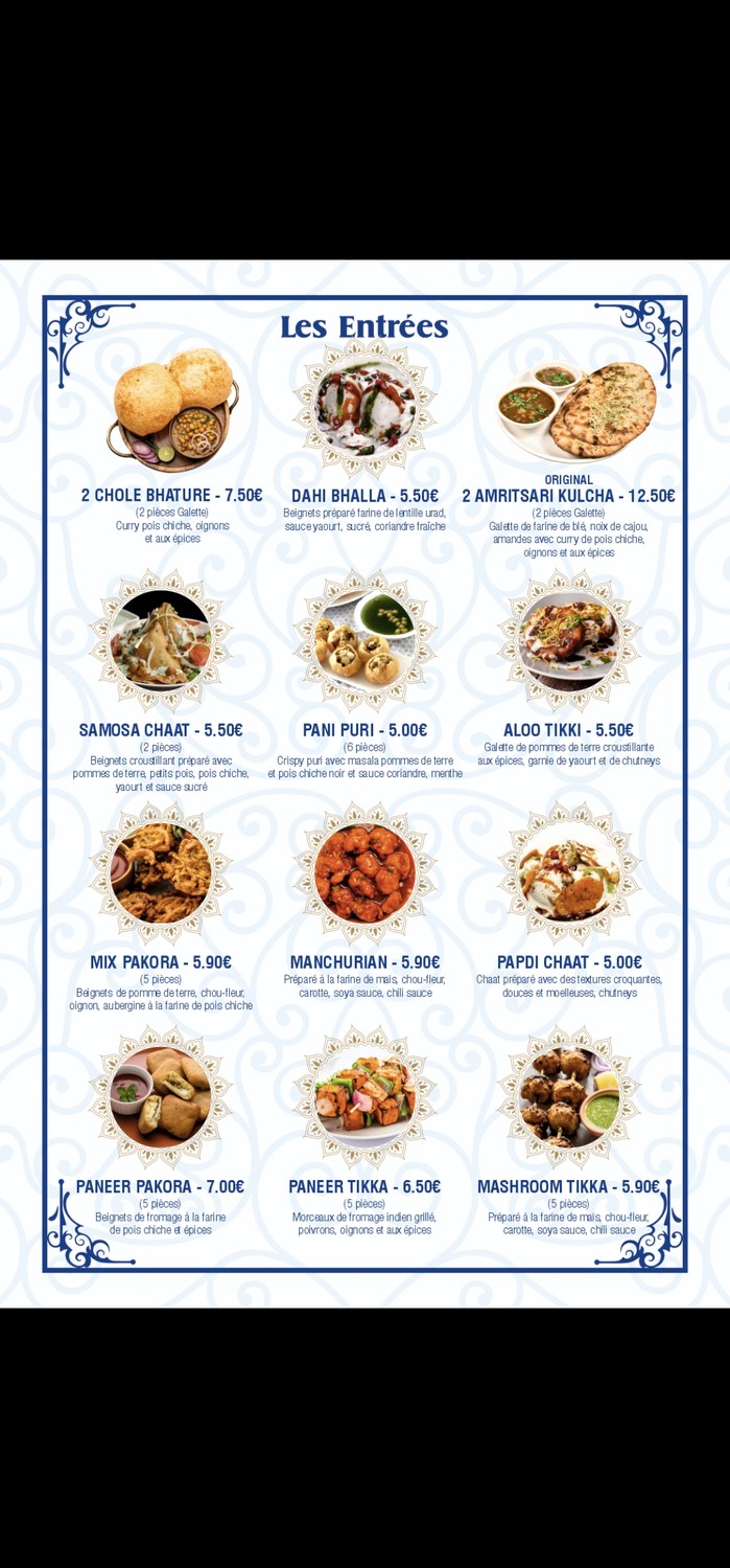 Restaurante Badshah de cocina india, pakistaní y bangladesí menu 1