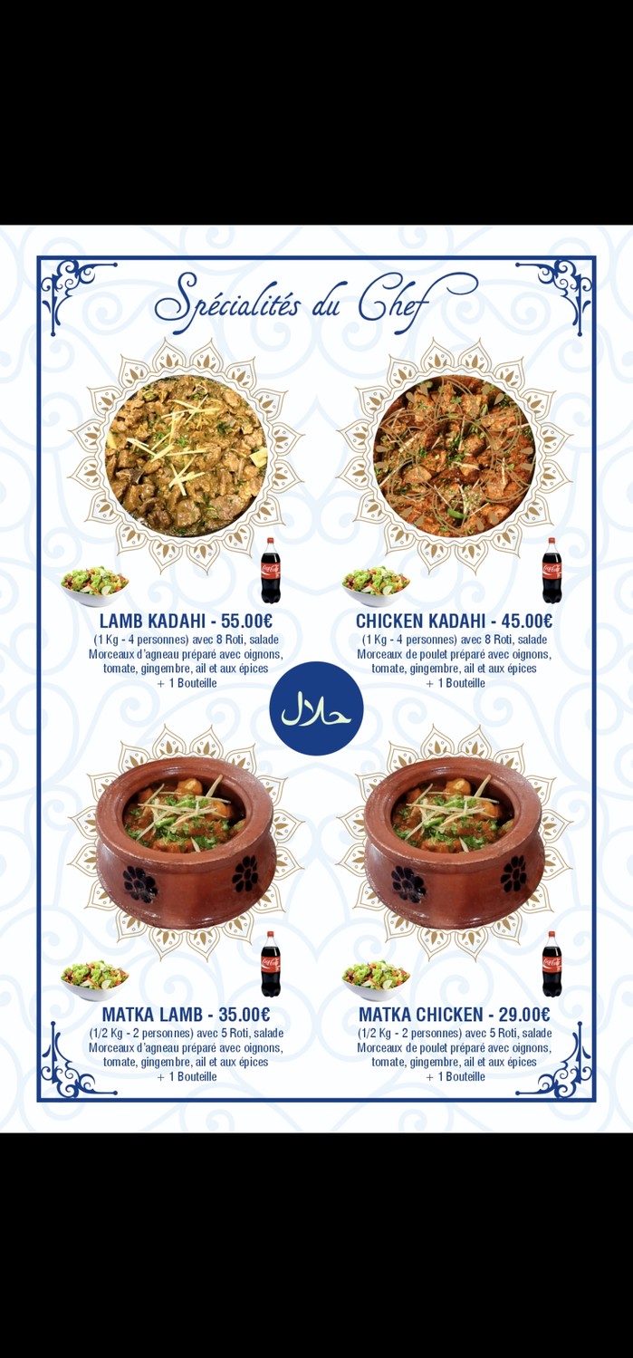 Restaurante Badshah de cocina india, pakistaní y bangladesí menu 4