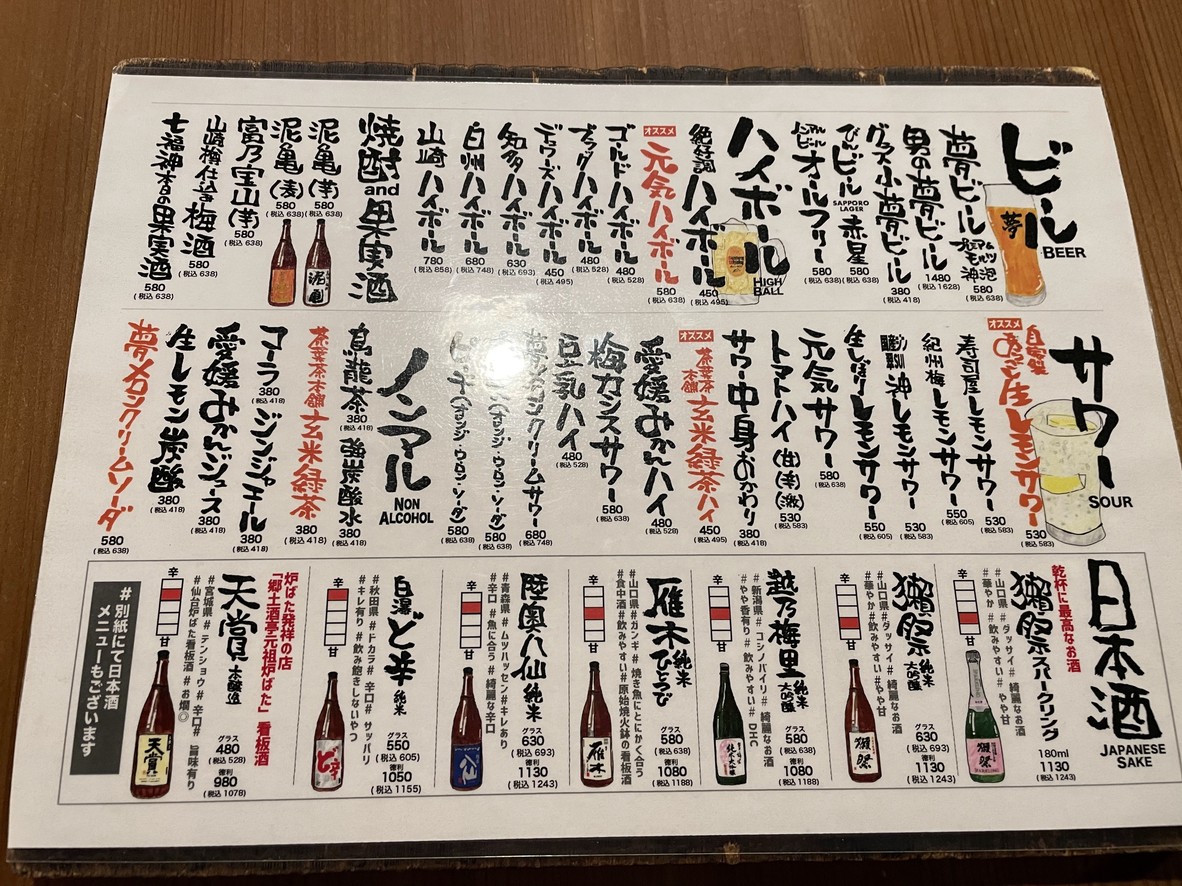 zekkocho teppen menu 2