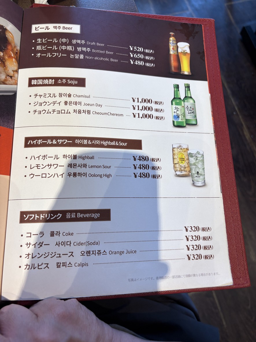 Hong Kong飯店0410 Shokuandori menu 5