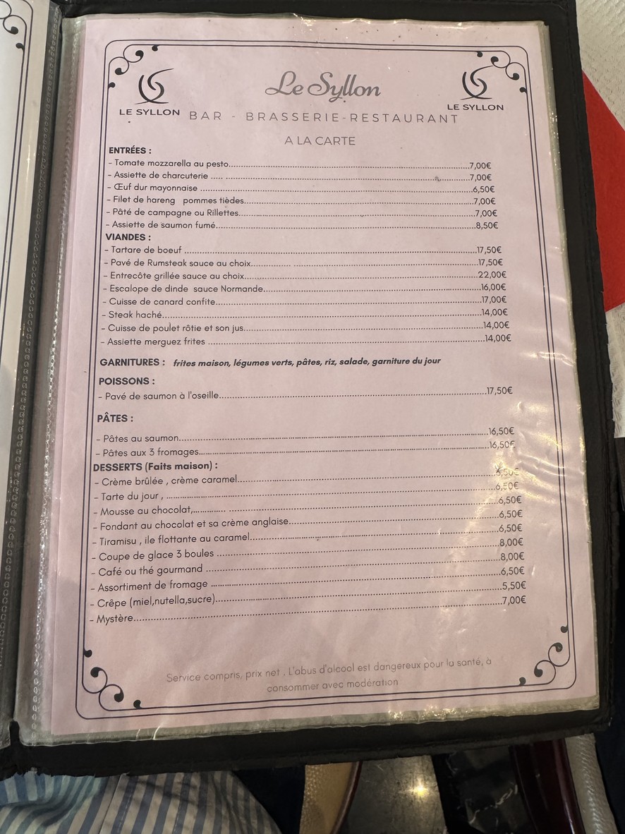 لو سيلون menu 1