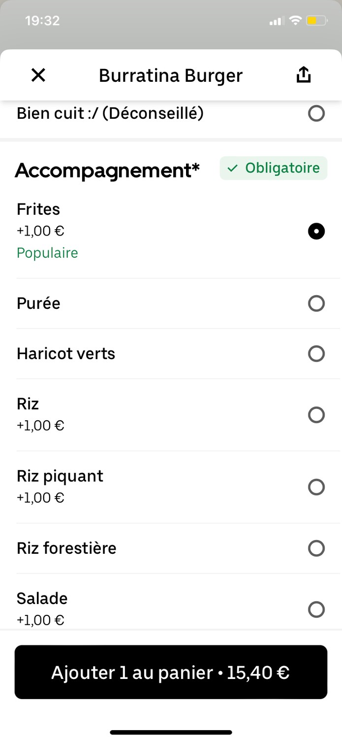 The Ranch Clamart menu 2