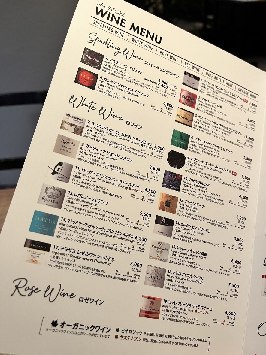 SALVATORE CUOMO & BAR Ikebukuro menu 4