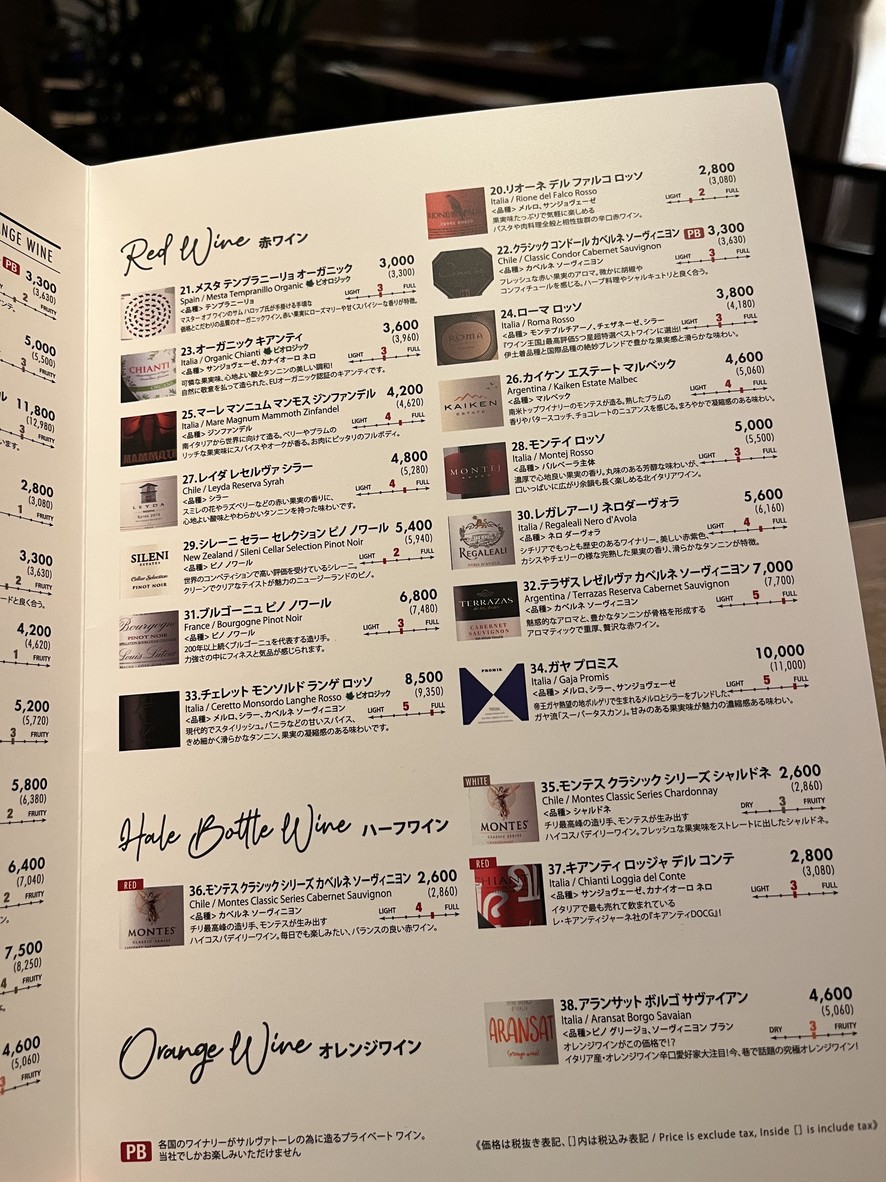 SALVATORE CUOMO & BAR Ikebukuro menu 5