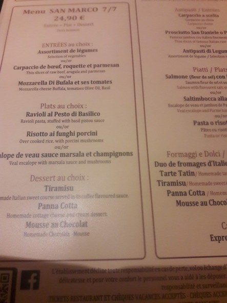 Auberge de Venise Montparnasse - Dingo American Bar et Restaurant